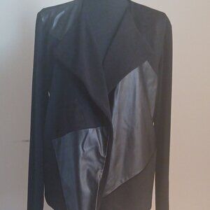 Versatile Great Condition Calvin Klein Black Faux Material With Suede